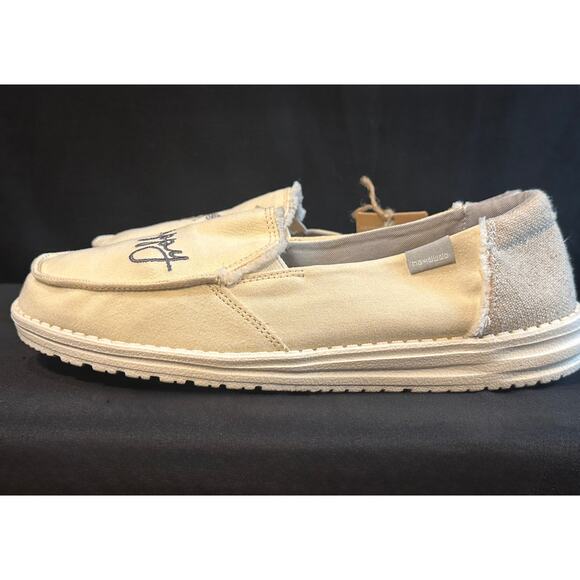 Women’s Hey Dude Lenas, NWT Natural Turtledove, Bee Embroidery, Cork Insole Sz11 - Picture 6 of 12